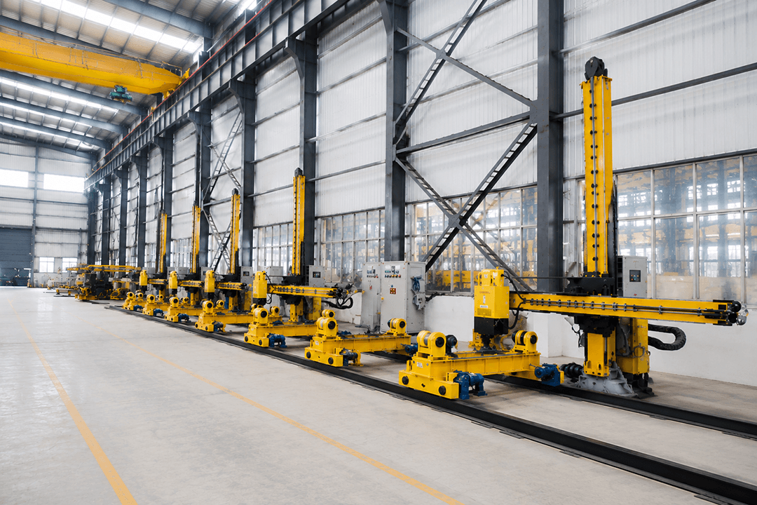Automatic pipe flange welding machine factory